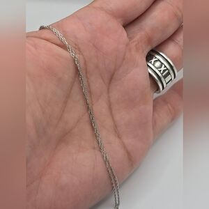 14k White Gold Chain Necklace